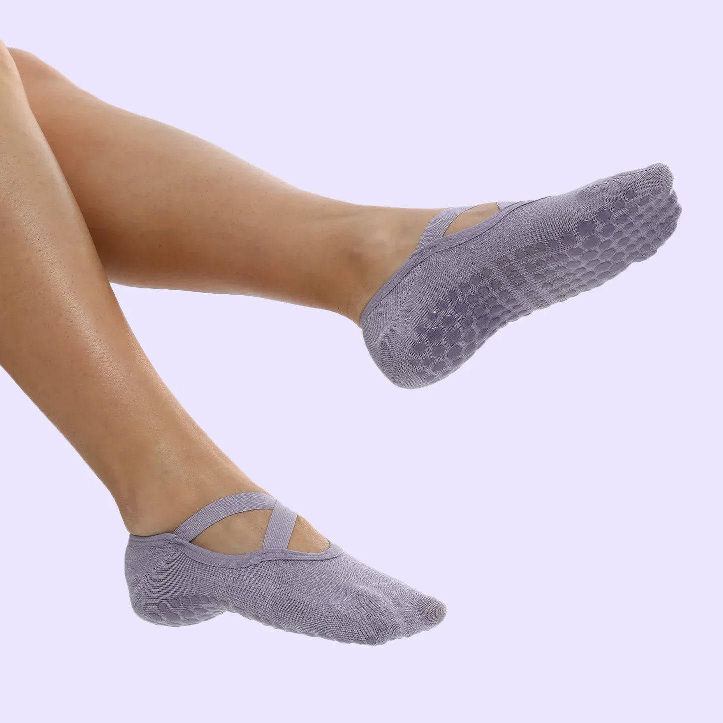 PilatesCoree Stability-Enhancing Pilates Grip Socks