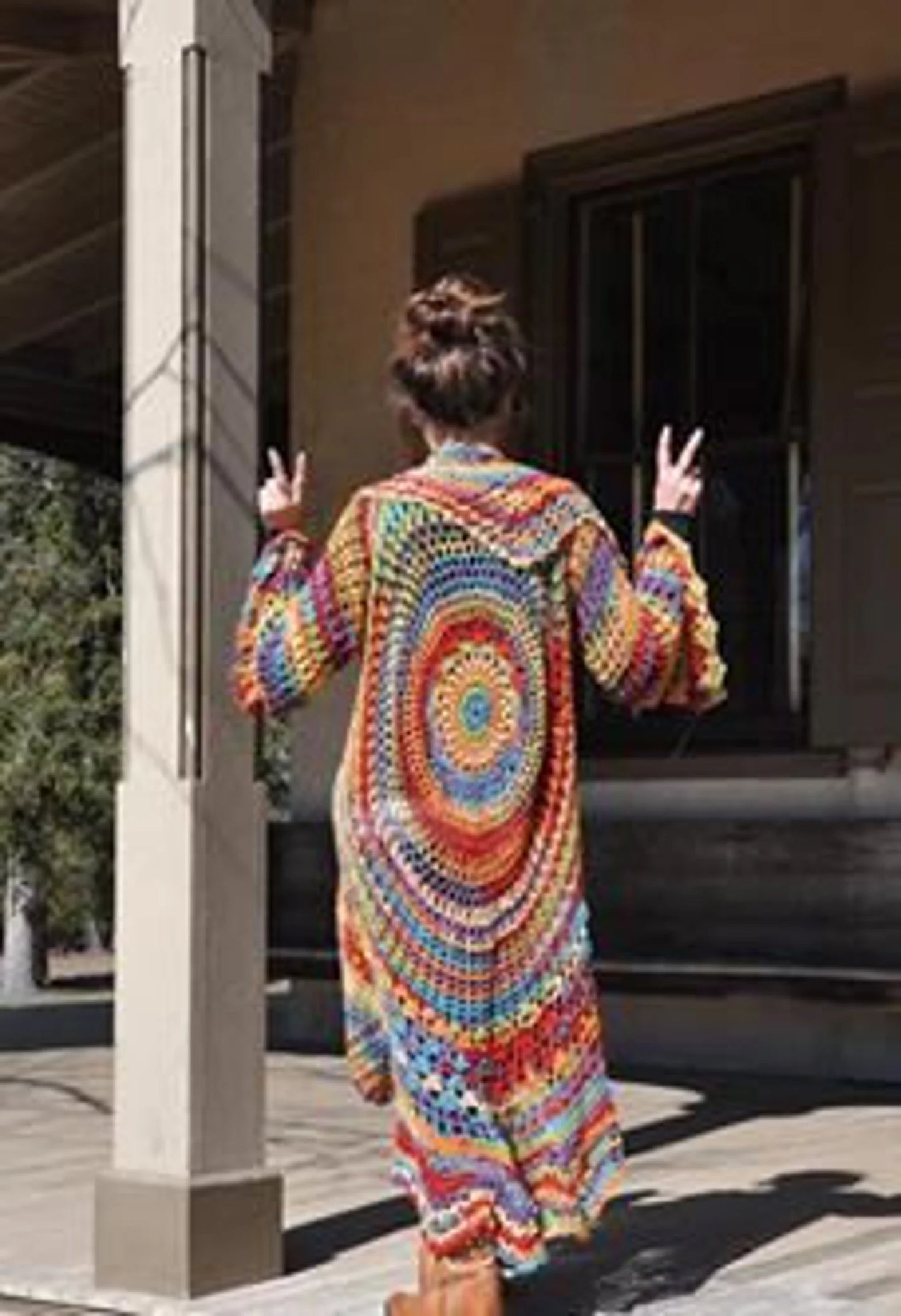 Bohemian Vest Sweater – Crochet Pattern (PDF)