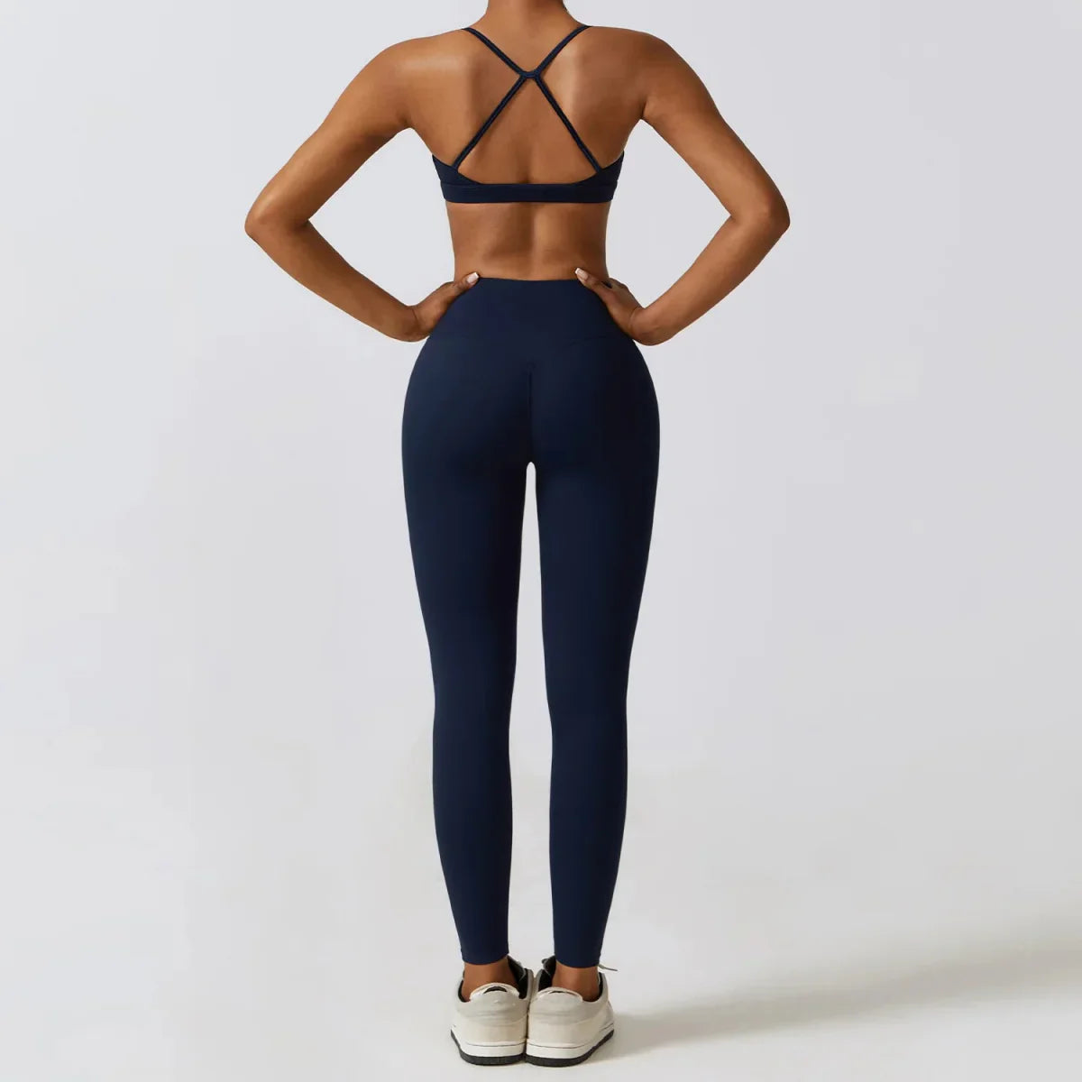 PilatesCoree Women's Workout Sets: Crop Jacket, Yoga Leggings & Sports Bra