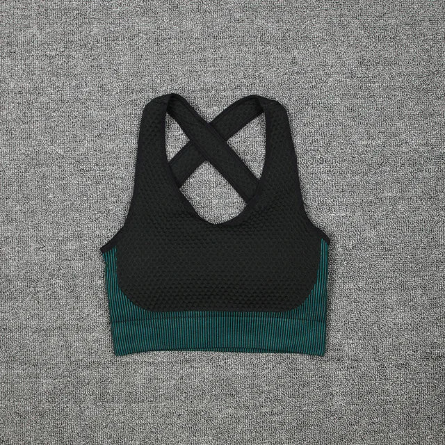 Women's Activewear Sets 3 Piece Crop Top, Workout Bra, Leggings & Sports Jacket - Allen - Fitness